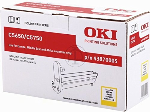 OKI original – OKI C 5650 (43870005) – bildtrumma gul – 20 000 sidor