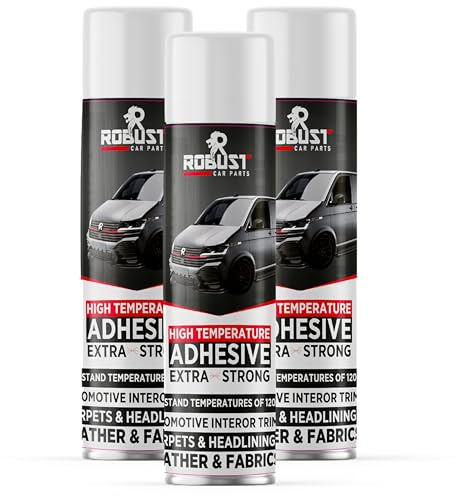 Robust 500ml Extra Strong Spray Adhesive, Multipurpose Contact Glue for Carpet, Paper & Fabric (3)