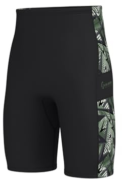 GoldFin Wetsuit Shorts Men Women, Mens Womens 2mm Wet Suits Neoprene Short for Water Sports Diving Surfing Swimming Snorkeling Kayaking, Black-Camouflage, M
