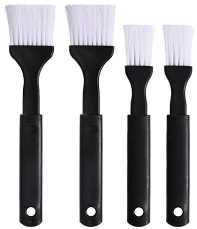 HDGSAFD 4 Piezas De Cepillo De Aceite, Accesorios para Hornear, Cepillo De Barbacoa, Cepillo De Salsa, Cepillo De Aceite De Mango Largo, Herramientas De Cocina.