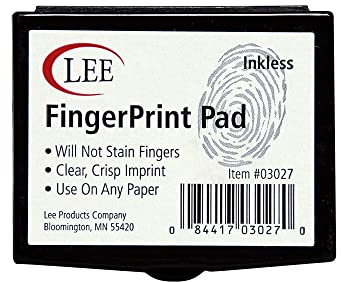 Lee® Fingerprint Ink Pad, Black