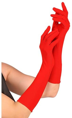 W WIDMANN MILANO Party Fashion – handskar, 60 cm långa, karneval 20-talet, festtema