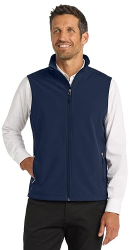 Port Authority Core Soft Shell Vest, L, Dress Blue Navy