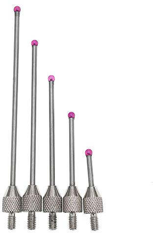 Dial Digital Indicator Contact Point Depth Gauge Stem Ruby Dia 0.0787 M2.5 (A Set(L10/L20/L30/L40/L50))