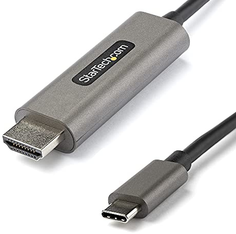 StarTech.com 4m USB-C auf HDMI Kabel 4K 60Hz mit HDR10 - Ultra HD Video Adapter Kabel - DP 1.4 Alt Mode HBR3 (CDP2HDMM4MH)