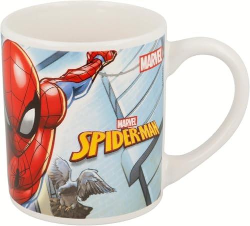 Marvel Tazza da Thè in Ceramica Spiderman 33 cl Misura 9,5x8 cm Idea Regalo