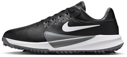 Nike Victory PRO 4 Golfschuh golfskor för män, svart vit järngrå, 43 EU, Svart vit järngrå, 43 EU