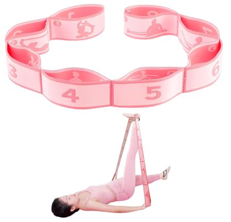 Androxeda 1 Bande Élastique Sport, Bande de Yoga, Élastique d'Exercice et d'Entraînement, Pour Étirements, Pilates, Fitness et Récupération Musculaire