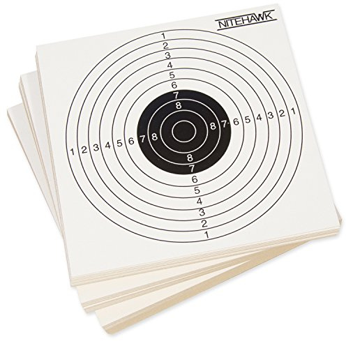 NITEHAWK 200pc 14cm Air Rifle/Airsoft Pistol Shooting Practice Card Targets