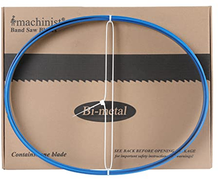 Imachinist S13211014 Bi-Metal Band Saw Blades 132 x 1 x 10/14TPI for Cutting Metal Variable Teeth