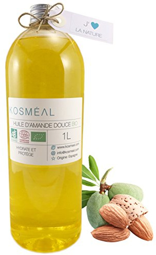 Olio Di Mandorle Dolci Biologico 1L - 100% Puro E Naturale - Pressato A Freddo