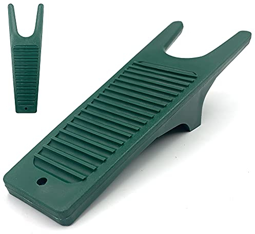 Boot Jack Welly Boot Remover Puller with Scraper Durable Construction - Ideal For Wellingtons Riding or Walking Boots and Muddy Shoes Dark Green,