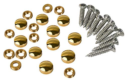10PCS Mirror Screws Brass Mirror Screws Cap Cover Nails Fasteners Golden for Decorative Mirror, Sign/Advertising Hardware, Nails, Construction(10mm)