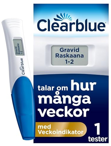Clearblue Digital Graviditetstest Med Veckoindikator, Det Enda Testet Som Talar Om Hur Många Veckor, 1 Digitalt Test
