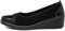 SOFT-LITES. Softlites Diana Womens Black Wedge Shoe - Size 6 UK - Black