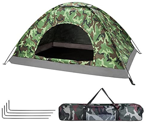 Holdfiturn Camping Tent 2-3 Person Dome Tents Easy Setup Lightweight Backpacking Tents for Hiking Fishing Backyard Adventures