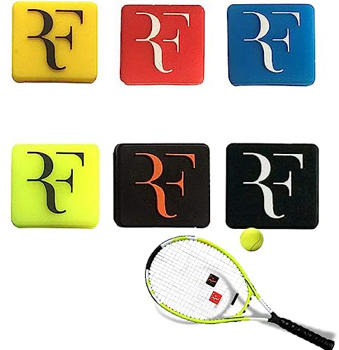 DULSPUE Tennis dämpfer - 6pcs Tennisschläger Stoßdämpfer Tennis Dämpfer Tennisschläger Vibrationsdämpfer Squash-Und Dämpfer Silikon Tennisschläger Dämpfer sehr geeignet Tennisspieler