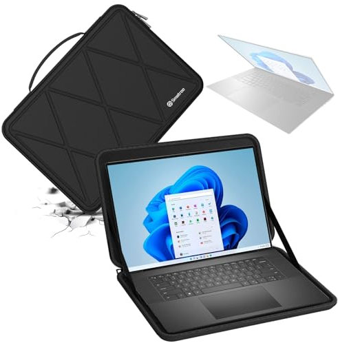 Smatree Hard Eva Schutzhülle Tasche kompatibel für 17 Zoll Dell XPS 17 9730/9720/9710/9700 Laptop, für 17 Zoll Dell Precision 5770 Workstation wasserdichte Tasche (X8293)