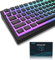 LQXQ Pudding Keycaps PBT, 165 Tasten QWERTY Custom Keycap, OEM Profil der Tastenkappen ANSI US Layout, Universelle Kompatibilität für Tastaturen 100%, 75%, 65%, 60% - Schwarz (ISO Nicht unterstützt)