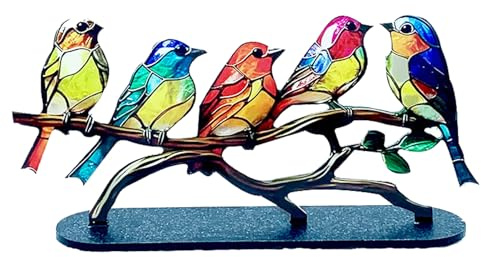 Decorative Home Accessories, Ornaments, Living Room Decor, Home Decor Gift Modern Style, Tabletop Bird Decoration for Living Room, Bedroom, Office Desktop, Cabinets
