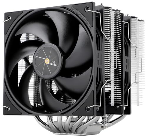 Thermalright Peerless Assassin 120 SE V3, Heatpipes AGHP a 6 tubi, 2 ventole PWM da 120 mm, velocità 2000 giri/min, per AM5/Intel LGA 1700/1851/115X/1200, raffreddamento PC