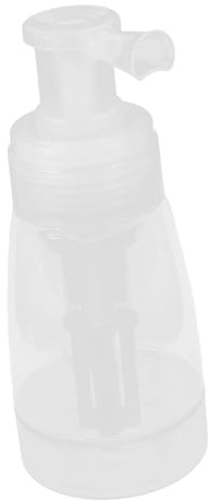 TOVINANNA Transparent Powder Spray Bottle Lightweight Salon Dispenser for Even Powder Application Portable Container for Hair Home and Barbershop Use