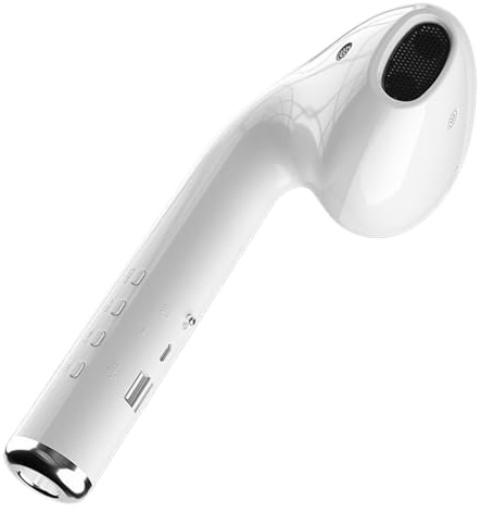Altoparlanti wireless Home – Giocatori novità a forma di auricolare, altoparlanti stereo subwoofer, cortile garage escursionismo bicicletta, campeggio, spiaggia, camera da, doccia auto, gadget