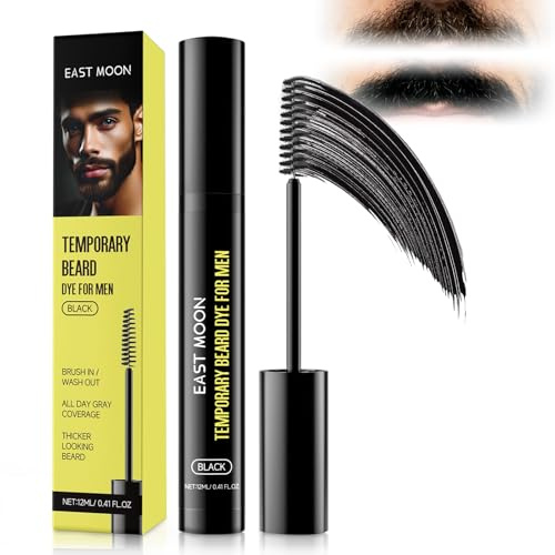 Tinte Para Barba Y Bigote, Tinte Para Cejas Y Barba En Casa, Colorante Para Barba Canosa Y Cejas, Con Pincel De Precisión, Para Hombre Y Uso Diario, Para Hombre Y Uso En Casa