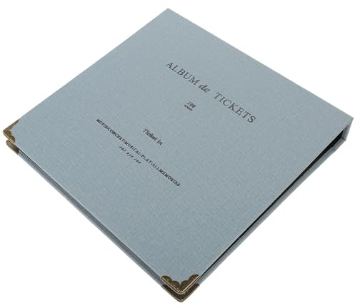 KAJNBN Álbum para Entradas de Conciertos y Postales en Papel, Organizador Práctico para Coleccionables y Recuerdos de Viajes y Películas