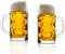 Stölzle Lausitz Oberglas ISAR Chope de 1,0 L I chope à bière originale Oktoberfest I Lot de 2 I verre traditionnel 2 pièces I lavable au lave-vaisselle I haute qualité