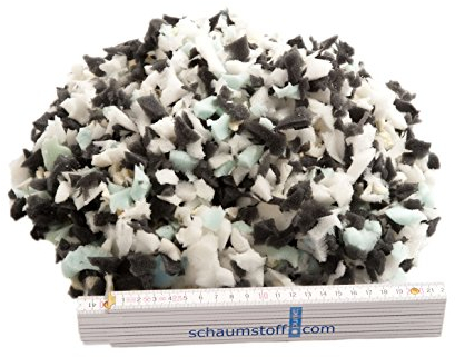 Unbekannt Schaumstoffflocken Flocken Füllmaterial aus Schaumstoff für Kissen und Polster, Kg:16 Kg