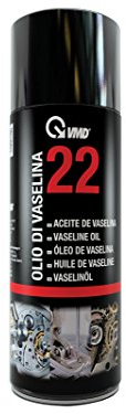 VMD Italia - VMD 22 - Olio di Vaselina, Lubrificante Spray Professionale, Bomboletta di Vasellina, Olio Lubrificante Privo di Colore e Odore, Protezione Duratura, 400 ml