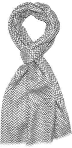 Lorenzo Cana - Sciarpa da uomo 100% cashmere, sciarpa invernale in fibra naturale, motivo a spina di pesce 7822977711, Taglia unica