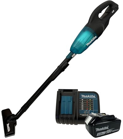 Makita DCL 180 ZB Akku-Staubsauger 18 V mit Akku 3 Ah und Ladegerät