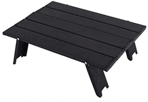 WERTAZ Klappbarer Camping-Tisch Tragbarer Aluminium-Strandtisch, zusammenklappbarer Mini-Klapp-Picknicktisch Light Compact für Camping, Picknick, Outdoor, Reisen, Strand