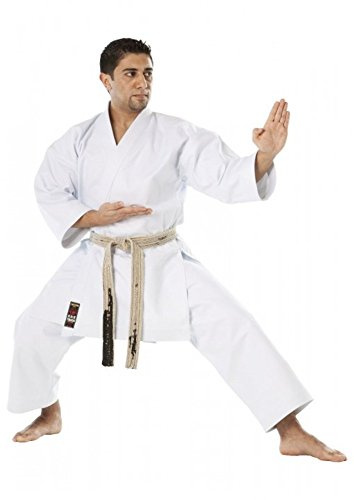 Tokaido Yakudo - Traje de karate unisex para adulto, blanco, 185 (5,5)