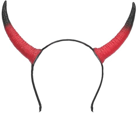 Boland 72279 - Serre-tête diable avec cornes pour adultes, accessoires pour costumes d'Halloween et de carnaval, accessoire pour costumes de carnaval