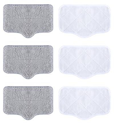 6 Pack Steam Mop Pads, Compatible with KS-7883/KS-7880