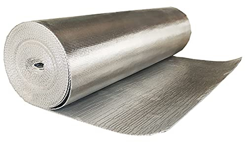 Feuille réfléchissante de qualité supérieure pour radiateur, isolation thermique, panneaux en aluminium réfléchissants pour murs, greniers, conduits d'air, fenêtres et plafonds, barrière radiante