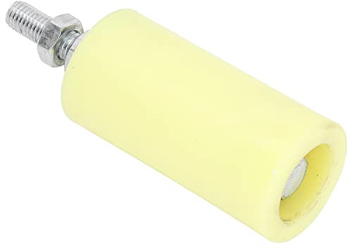 Aramox Guida del Cancello per Diapositive Post Roller Supporto a Rulli per Porte Scorrevoli Universali Struttura Stabile per l'usura longevità Resistente all'installazione Facile Dimensioni e Filo