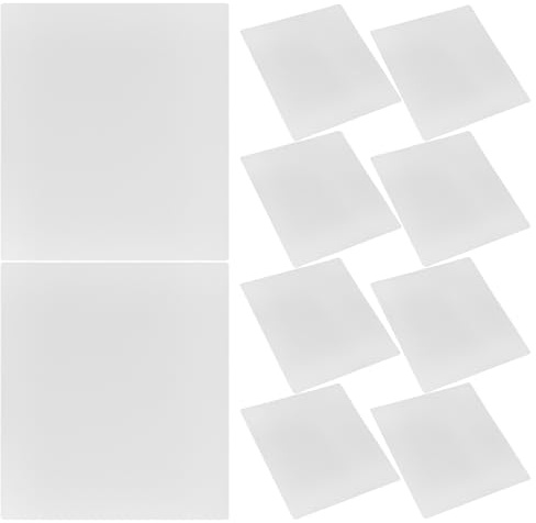 DOITOOL Lot de 20 Planches à Dessin 3d Transparentes 20x18 Cm pour Stylo 3d Feuilles de Calque Réutilisables Antidérapantes Guide de Dessin pour Garçon et Filles et Débutants Accessoires