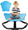KORIEMFA Autismus Kinderdrehstuhl, Elephant Design Sensorischer Karussellstuhl, Spielzeug Balance Stuhl Training Physische Koordination und Gleichgewicht, Blau