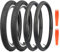 2er-Pack Fahrradreifen 20X2.125 Fahrradmantel 30TPI Faltbar Kids Bike Tires + 2er-Pack 20 Zoll Schlauch AV32mm Ventil kompatibel 20x2.10-2.25 Tires und Tubes