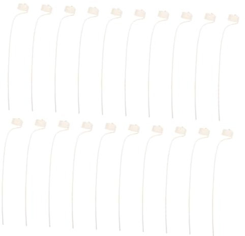 OUNONA Varillas Difusoras De Aromaterapia Curvadas 20 Piezas, Varillas De Aceites Esenciales Reemplazables, Difusor Sin Fuego, para Uso Doméstico y Bodas