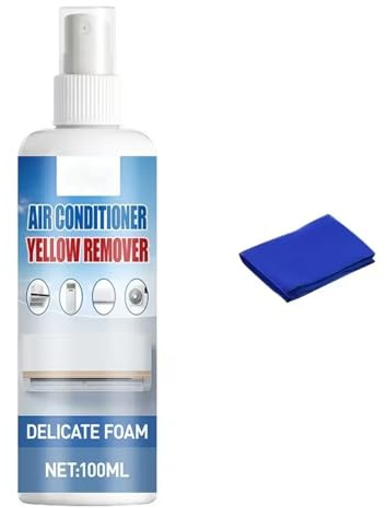 Sbiancante per Plastica Ingiallita,Sbiancante Plastica Ingiallita,Detergente per Superfici in Plasticas,Rinnova Plasticas Pulizia Adatto per Rimuovere L'Ingiallimento Da Condizionatori,100ML