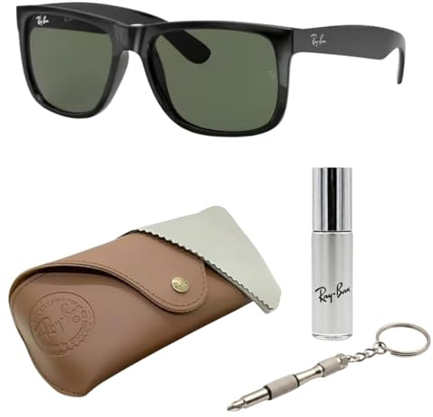 Ray-Ban RB4165 JUSTIN CLASSIC Square Sunglasses with Official Kit