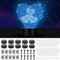 Konesky 10 Stück Nachtlicht für Kinder, 3D LED Illusion Lampe, Fernbedienung 7 Farbwechsel Dimmbar, DIY Acryl LED Nachtlampen Sets für Kinderzimmer Dekoration Geschenke, Geschenke für Kinder