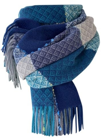 Kwatieh Damen Schal Winter Gruen Schal Lang Xxl WeißEs Tuch Wollschal Damen Schwarz Muetze Schal Blau Damen Baumwolle Damen Schal Damen Beige Kuschelig Schwarzes Tuch Damen