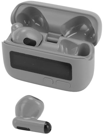 Auricolari Wireless con Display Orologio a LED, Cuffie Intrauricolari Bluetooth 5.2 retrò, Auricolari ENC con Cancellazione del Rumore, Auricolari Portatili per Sport,