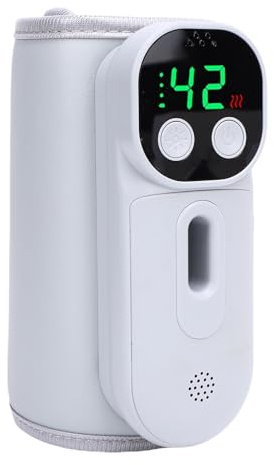 SENECESLI Fast Heating Portable Bottle Warmer, 18W Fast Charging for Travel Easy, Temperature Control,Locked in Nutrition,360 Degree Wrap Even Warming,Ensuring Baby Needs